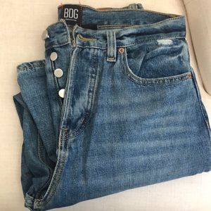 BDG High Rise Slim Straight Denim